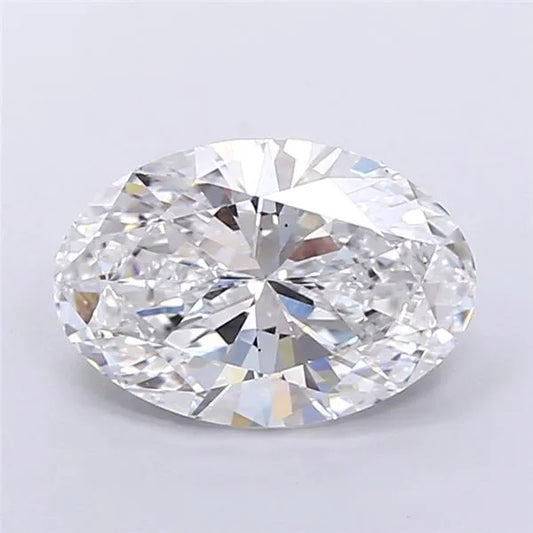 2.51ct Oval Lab Grown Diamond (Colour D, Clarity VS2, IGI Certified)