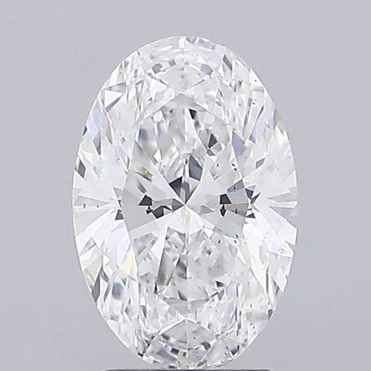 2.51ct Oval Lab Grown Diamond (Colour D, Clarity VS2, IGI Certified)