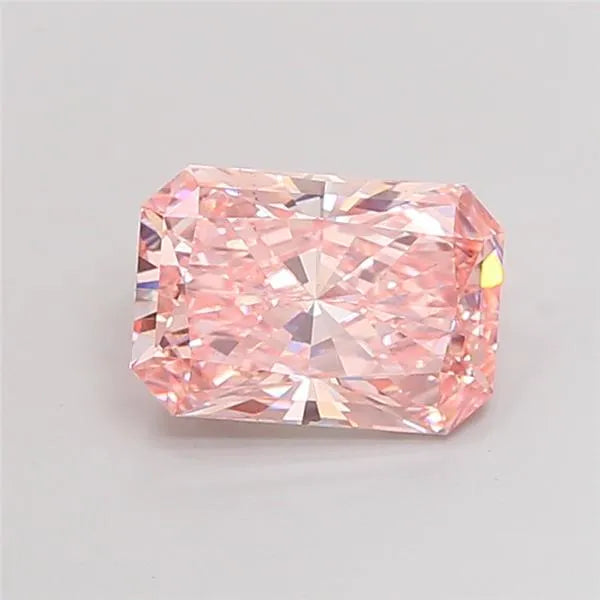 2.51ct Radiant Lab Grown Diamond (Colour Fancy Vivid Pink, Clarity VS2, IGI Certified)