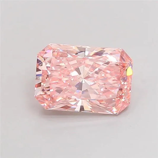 2.51ct Radiant Lab Grown Diamond (Colour Fancy Vivid Pink, Clarity VS2, IGI Certified)