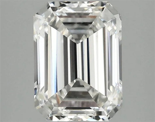 2.52ct Emerald Lab Grown Diamond (Colour F, Clarity VVS2, IGI Certified)