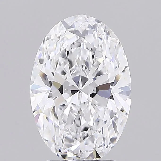 2.52ct Oval Lab Grown Diamond (Colour D, Clarity VVS1, IGI Certified)