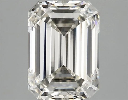2.53ct Emerald Lab Grown Diamond (Colour G, Clarity VVS2, IGI Certified)