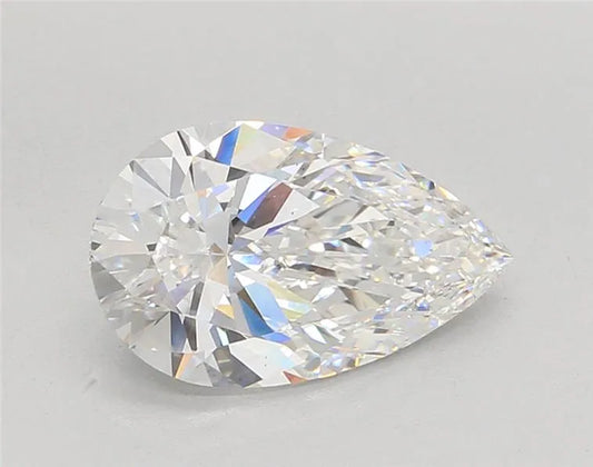 2.55ct Pear Lab Grown Diamond (Colour E, Clarity VS2, IGI Certified)