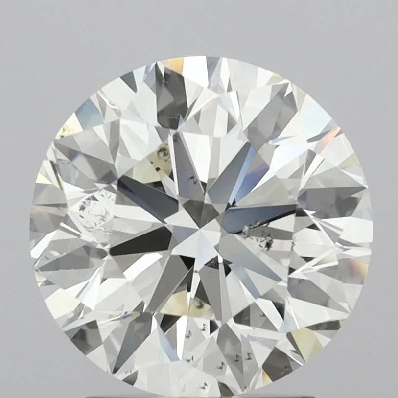 2.55ct Round Natural Diamond (Colour J, Clarity SI1, Cut EX, IGI Certified)