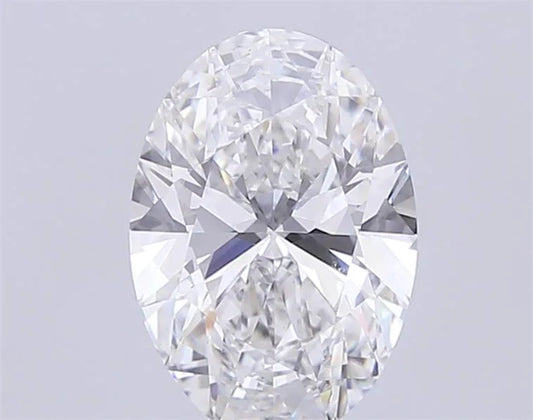 2.56ct Oval Lab Grown Diamond (Colour F, Clarity VVS2, IGI Certified)