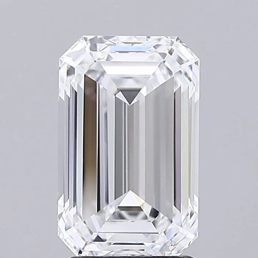 2.59ct Emerald Lab Grown Diamond (Colour D, Clarity IF, IGI Certified)