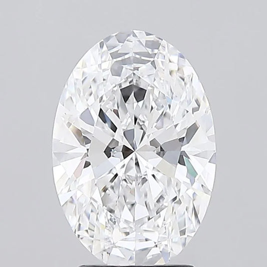 2.69ct Oval Lab Grown Diamond (Colour D, Clarity IF, IGI Certified)