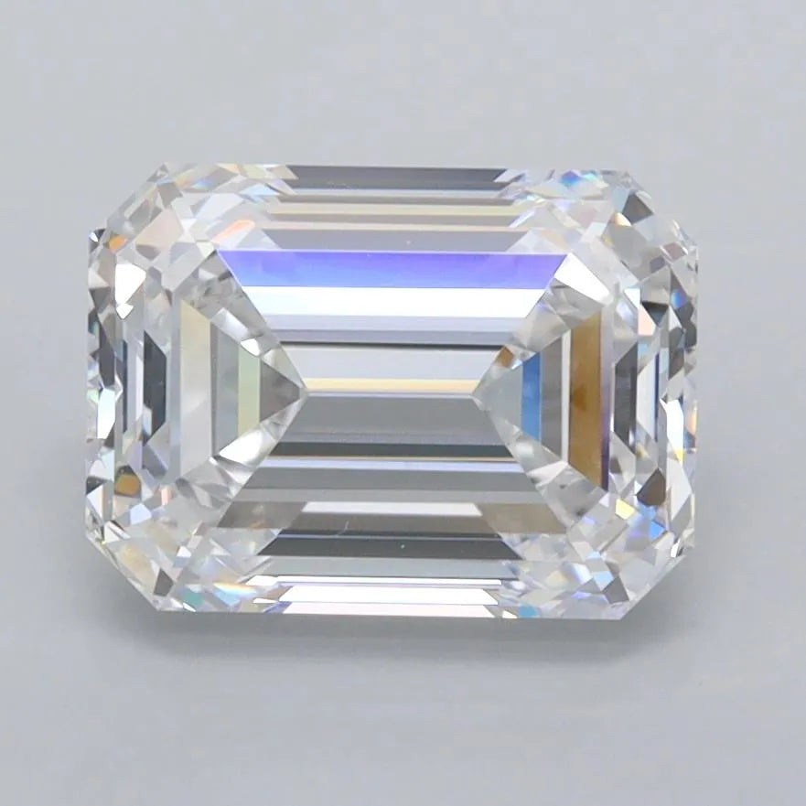 2.71ct Emerald Lab Grown Diamond (Colour D, Clarity FL, IGI Certified)