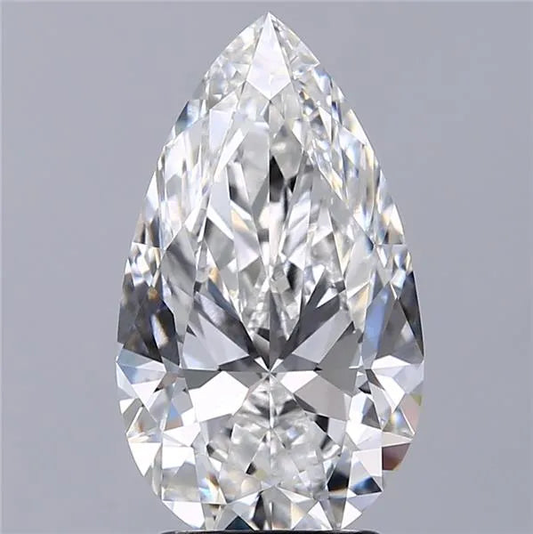 2.73ct Pear Lab Grown Diamond (Colour E, Clarity VVS2, IGI Certified)