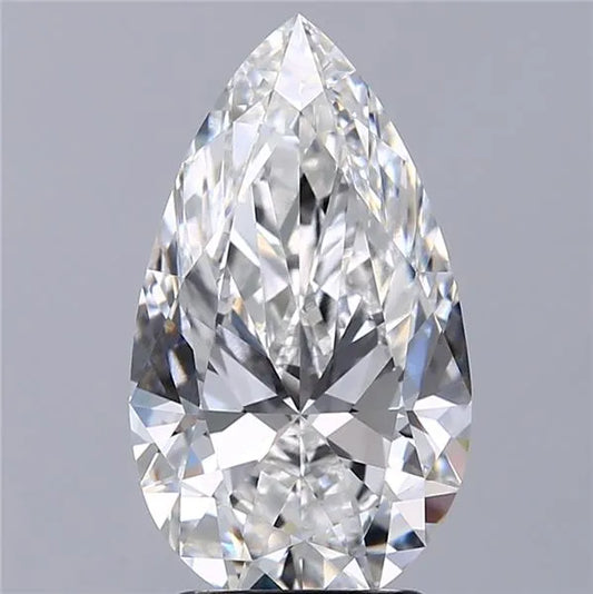 2.73ct Pear Lab Grown Diamond (Colour E, Clarity VVS2, IGI Certified)