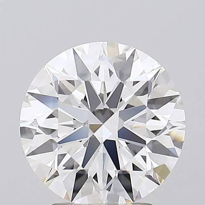 2.77ct Round Lab Grown Diamond (Colour D, Clarity IF, Cut ID, IGI Certified)