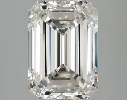 2.82ct Emerald Lab Grown Diamond (Colour G, Clarity VS2, IGI Certified)