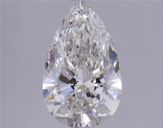 2.93ct Pear Lab Grown Diamond (Colour G, Clarity VS2, IGI Certified)