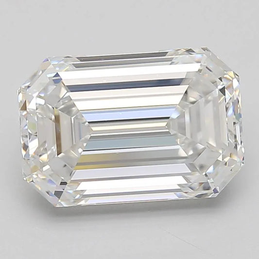 2.96ct Emerald Lab Grown Diamond (Colour E, Clarity FL, GIA Certified)