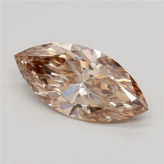 3.00ct Marquise Lab Grown Diamond (Colour Fancy Brown, Clarity VS1, IGI Certified)