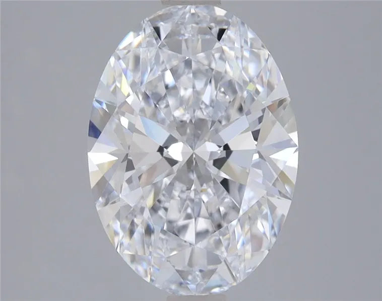 3.00ct Oval Lab Grown Diamond (Colour E, Clarity IF, IGI Certified)