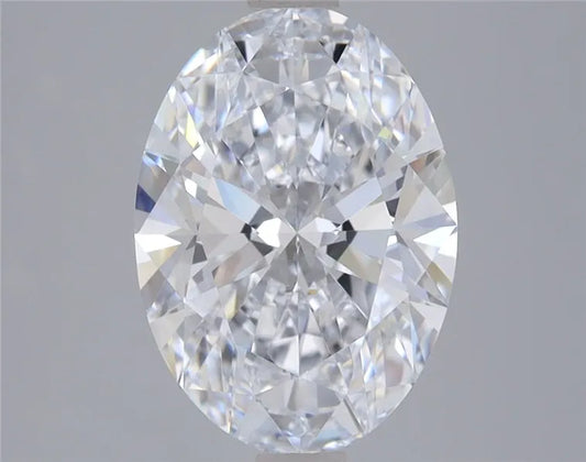 3.00ct Oval Lab Grown Diamond (Colour E, Clarity IF, IGI Certified)