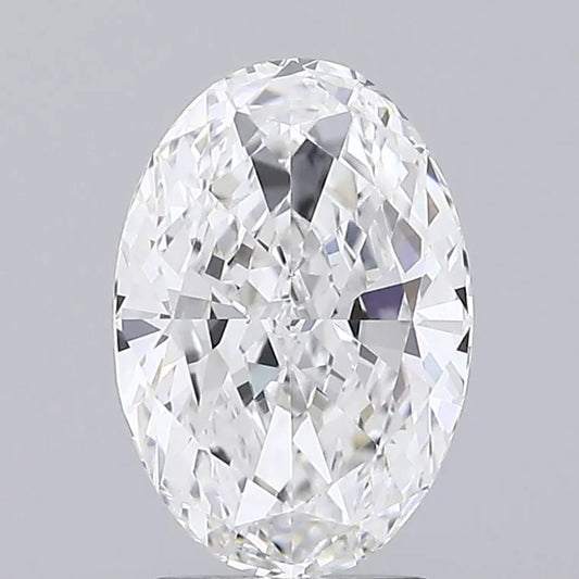 3.00ct Oval Lab Grown Diamond (Colour E, Clarity VVS1, IGI Certified)