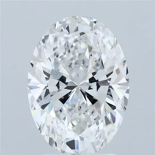 3.00ct Oval Lab Grown Diamond (Colour E, Clarity VVS2, IGI Certified)