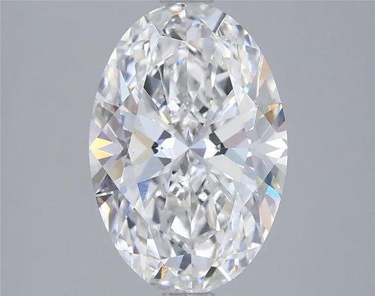 3.00ct Oval Lab Grown Diamond (Colour F, Clarity VS2, IGI Certified)