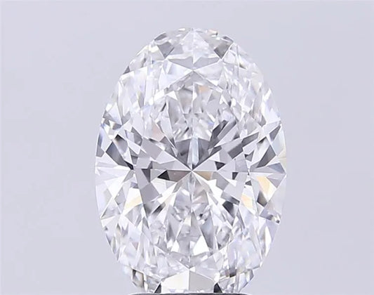 3.01ct Oval Lab Grown Diamond (Colour E, Clarity VS2, IGI Certified)