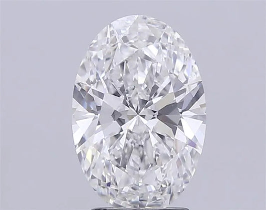 3.01ct Oval Lab Grown Diamond (Colour G, Clarity VS1, IGI Certified)