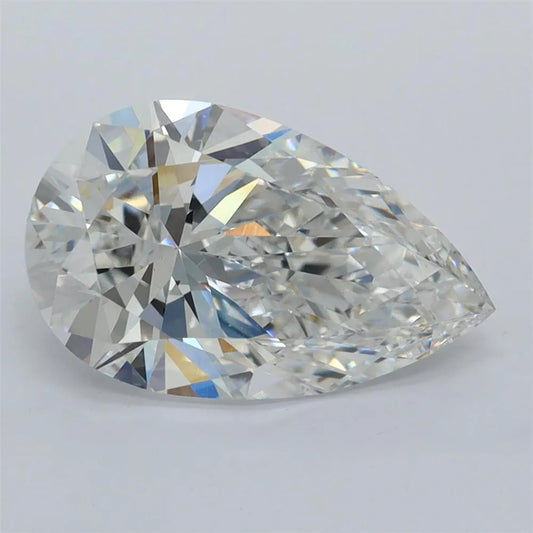 3.01ct Pear Lab Grown Diamond (Colour F, Clarity VS1, IGI Certified)
