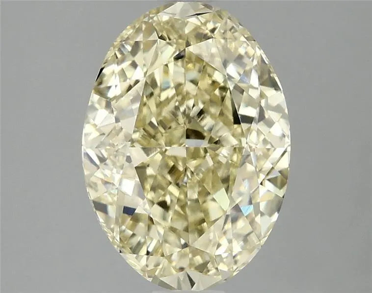 3.02ct Oval Lab Grown Diamond (Colour Fancy Intense Yellow, Clarity VVS2, IGI Certified)