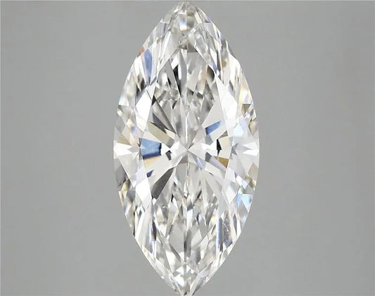 3.03ct Marquise Lab Grown Diamond (Colour E, Clarity VVS2, IGI Certified)