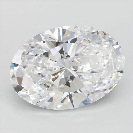 3.03ct Oval Lab Grown Diamond (Colour D, Clarity IF, IGI Certified)