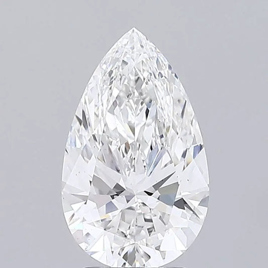 3.03ct Pear Lab Grown Diamond (Colour E, Clarity VS2, IGI Certified)