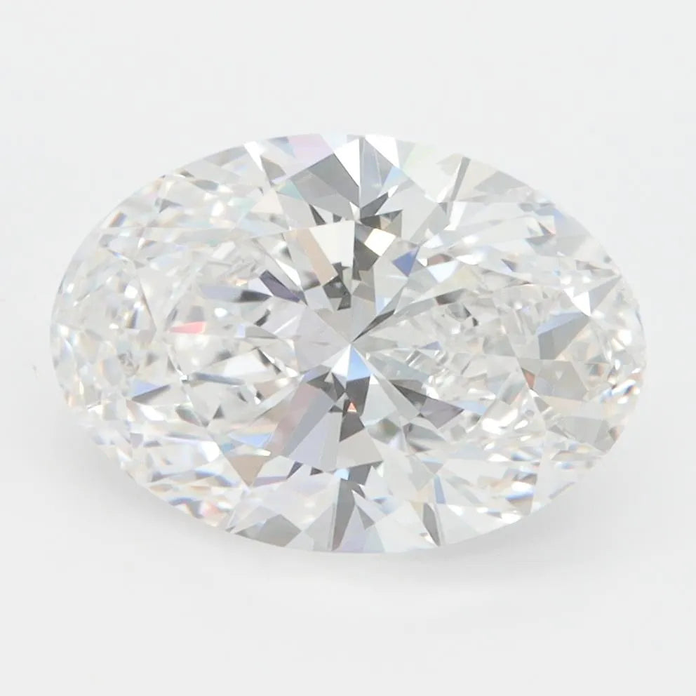 3.04ct Oval Lab Grown Diamond (Colour E, Clarity VVS1, GIA Certified)