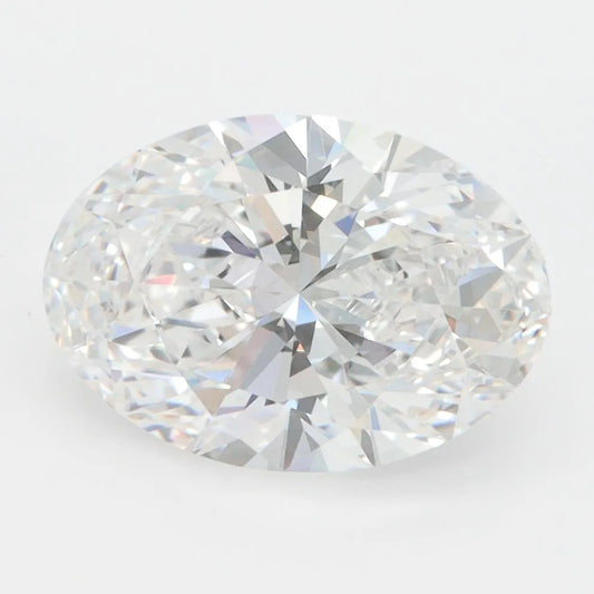 3.04ct Oval Lab Grown Diamond (Colour E, Clarity VVS1, GIA Certified)