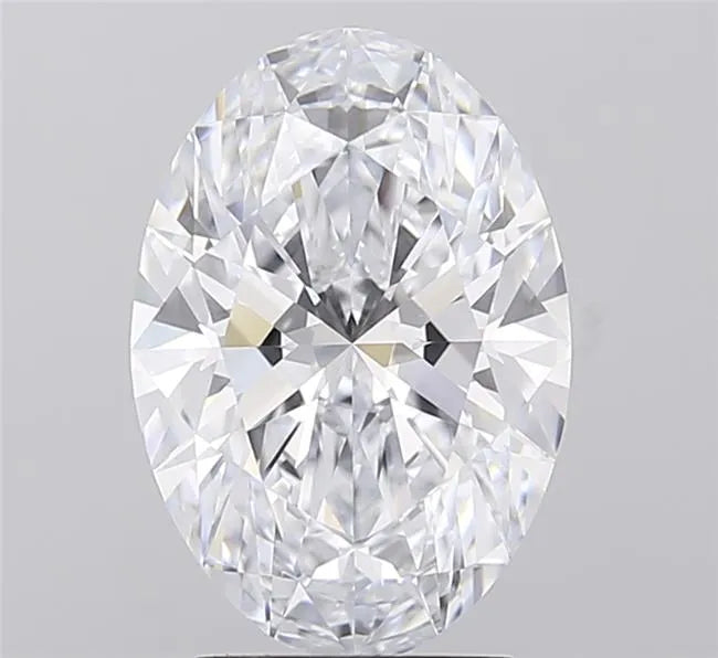 3.05ct Oval Lab Grown Diamond (Colour G, Clarity IF, IGI Certified)