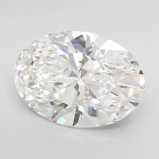 3.06ct Oval Lab Grown Diamond (Colour D, Clarity FL, IGI Certified)