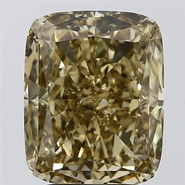3.07ct Cushion modified Lab Grown Diamond (Colour Fancy Intense Yellow, Clarity VVS2, IGI Certified)