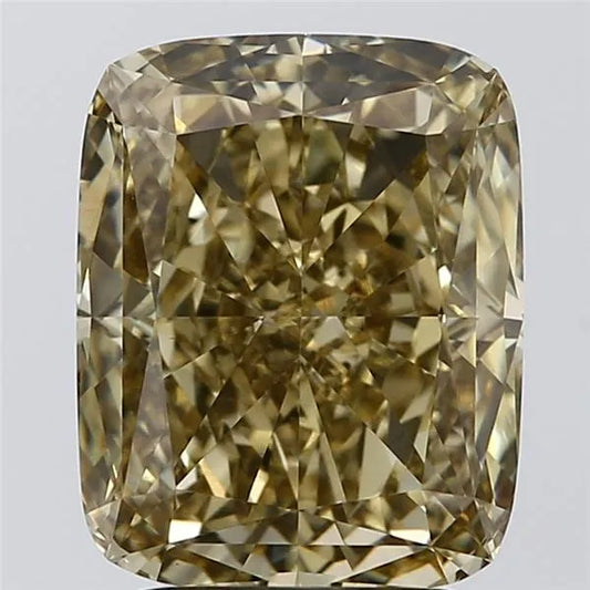 3.07ct Cushion modified Lab Grown Diamond (Colour Fancy Intense Yellow, Clarity VVS2, IGI Certified)