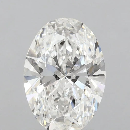 3.08ct Oval Lab Grown Diamond (Colour E, Clarity VVS2, IGI Certified)