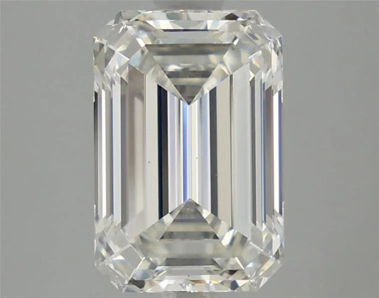 3.09ct Emerald Lab Grown Diamond (Colour G, Clarity VS1, IGI Certified)