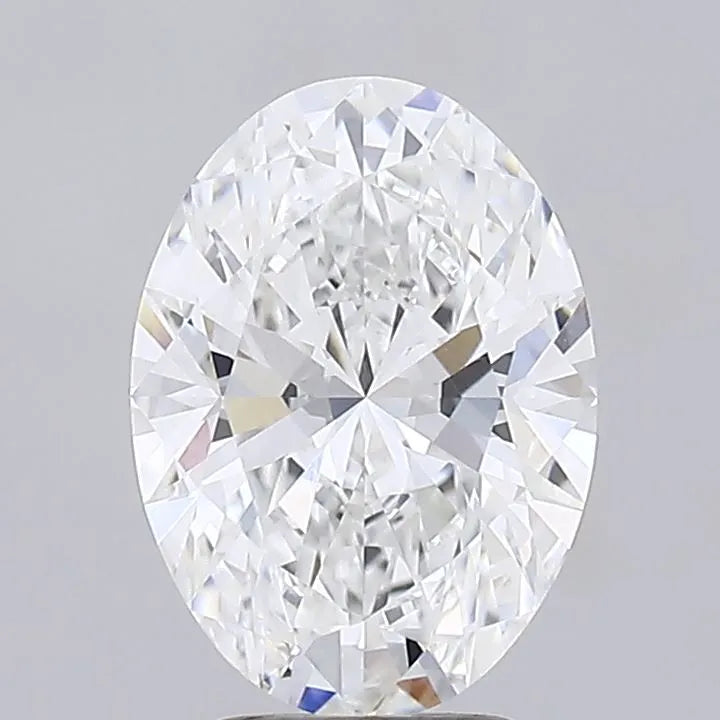 3.09ct Oval Lab Grown Diamond (Colour E, Clarity VVS2, IGI Certified)