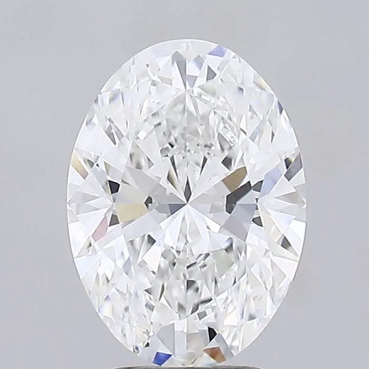3.09ct Oval Lab Grown Diamond (Colour E, Clarity VVS2, IGI Certified)