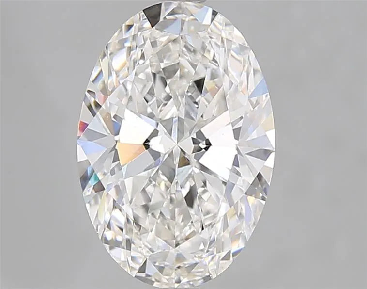 3.09ct Oval Lab Grown Diamond (Colour F, Clarity VVS2, IGI Certified)