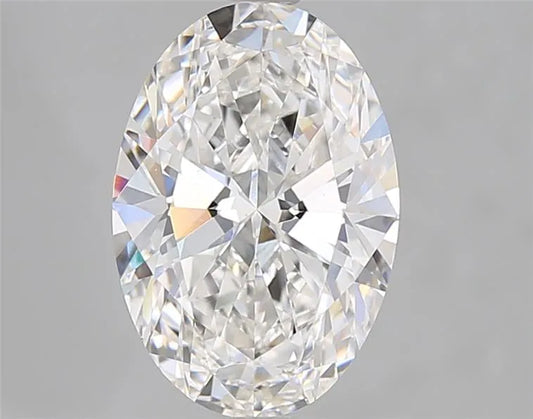3.09ct Oval Lab Grown Diamond (Colour F, Clarity VVS2, IGI Certified)