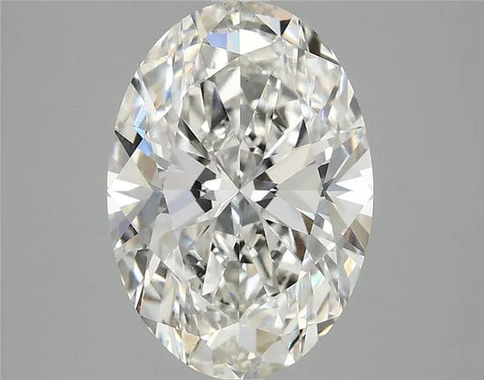 3.10ct Oval Lab Grown Diamond (Colour H, Clarity VS1, IGI Certified)