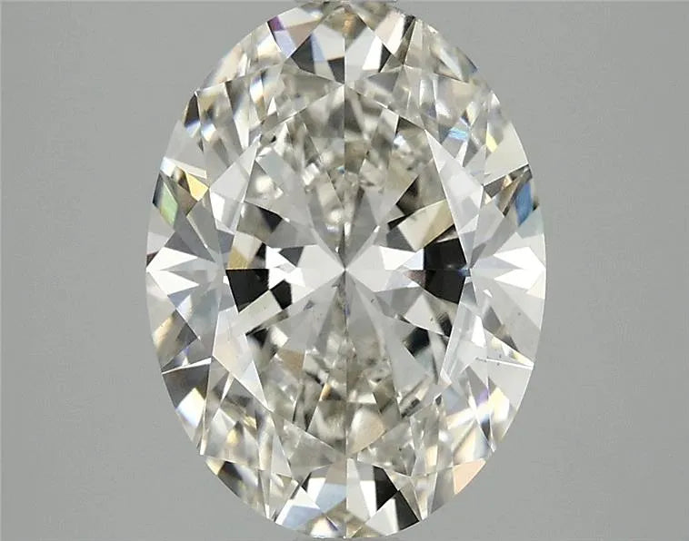 3.10ct Oval Lab Grown Diamond (Colour H, Clarity VS2, IGI Certified)