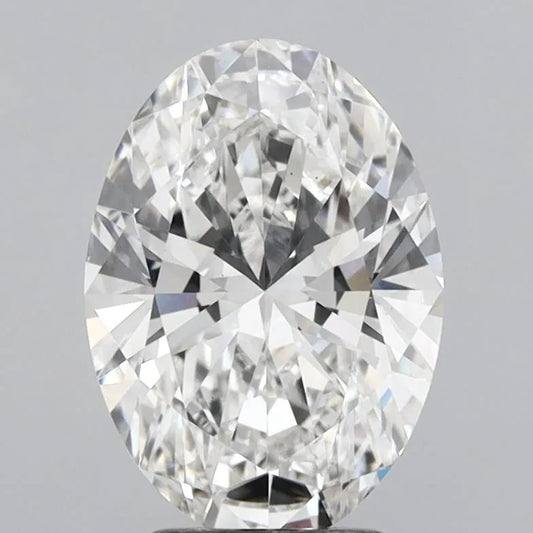 3.20ct Oval Lab Grown Diamond (Colour F, Clarity VS1, IGI Certified)