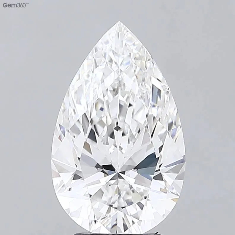 3.21ct Pear Lab Grown Diamond (Colour E, Clarity VS1, GIA Certified)