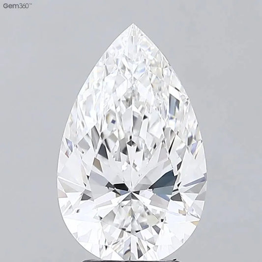 3.21ct Pear Lab Grown Diamond (Colour E, Clarity VS1, GIA Certified)