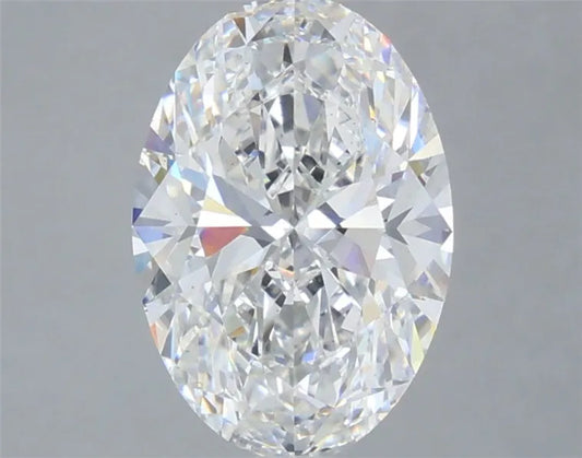 3.27ct Oval Lab Grown Diamond (Colour E, Clarity VS2, IGI Certified)
